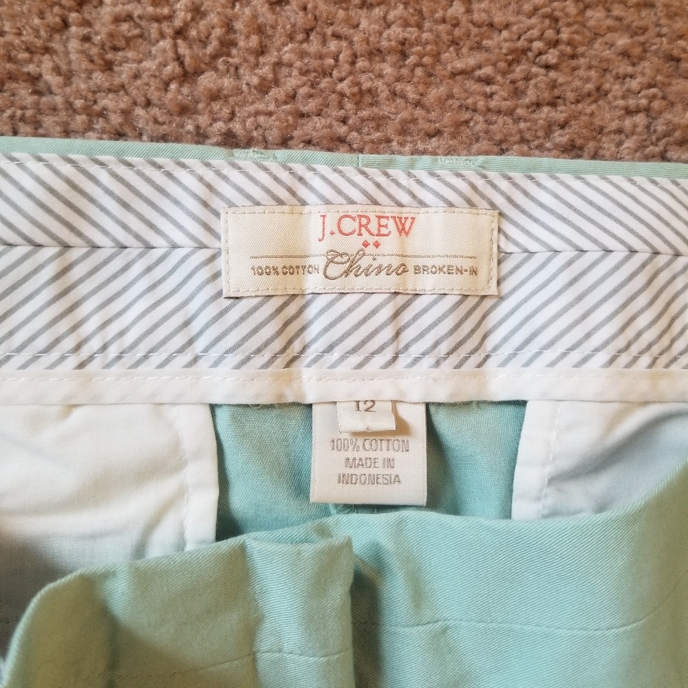 J crew mint chico shorts - Picture 2 of 2